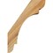 Ekena Millwork 6"W x 10"D x 14"H Olympic Rough Sawn Knee Brace, Western Red Cedar BRC06X10X14OLY00RWR - alternate 2